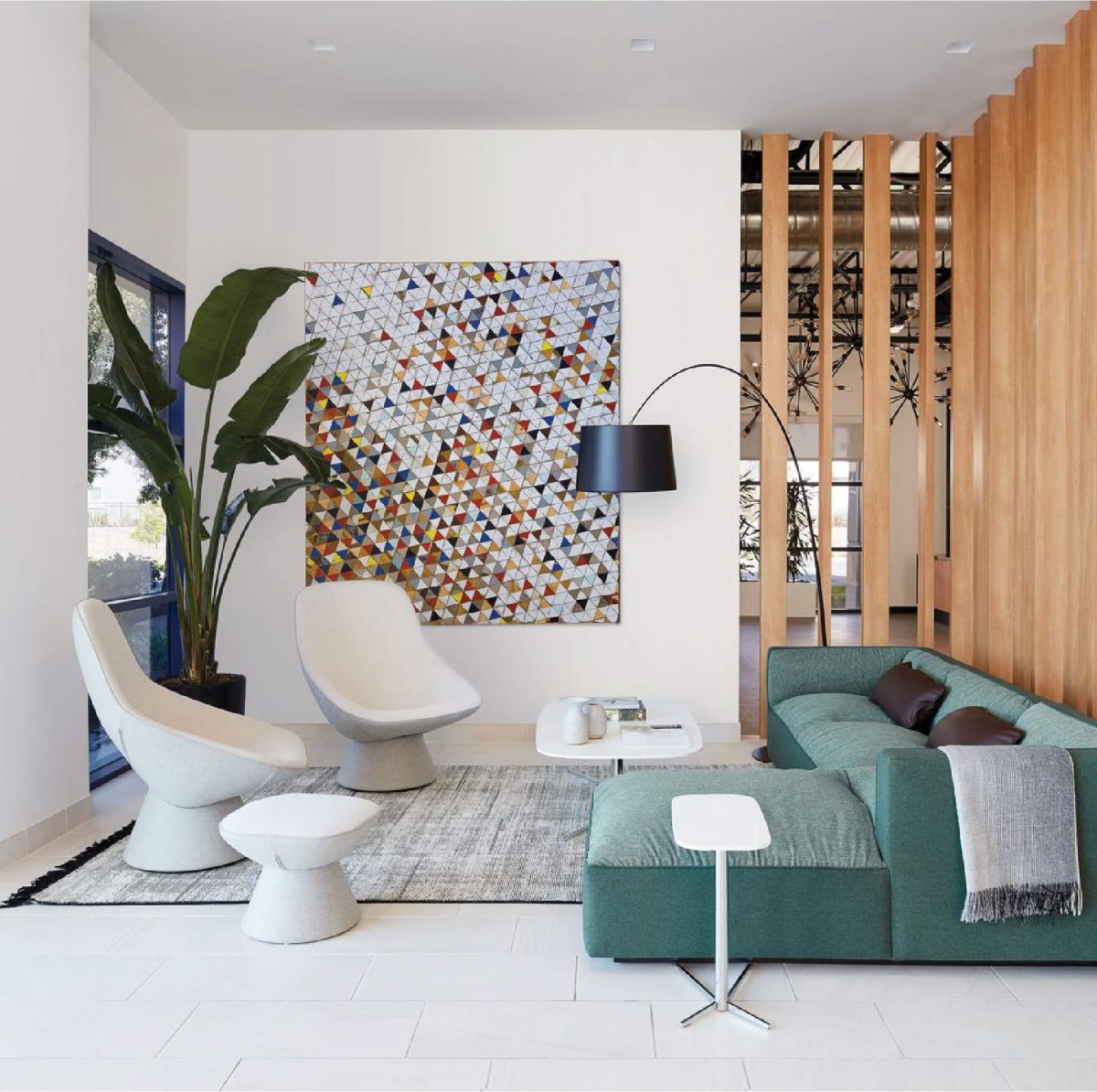 Studio TK showroom with Pala Lounge Chair