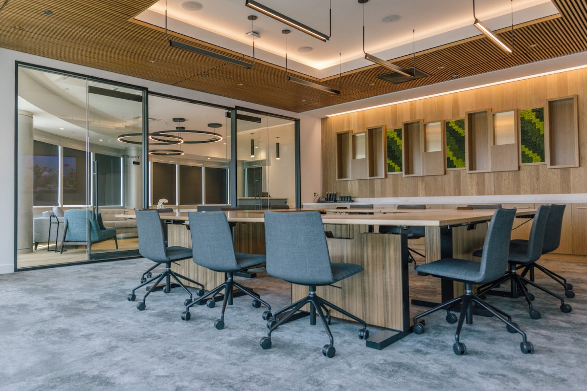 Fish and Richardson Conference Room furnished by The Collective