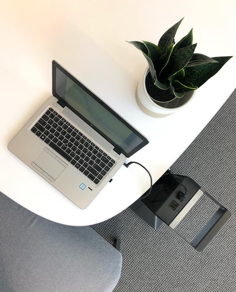 Teknion Untethered Laptop Charging