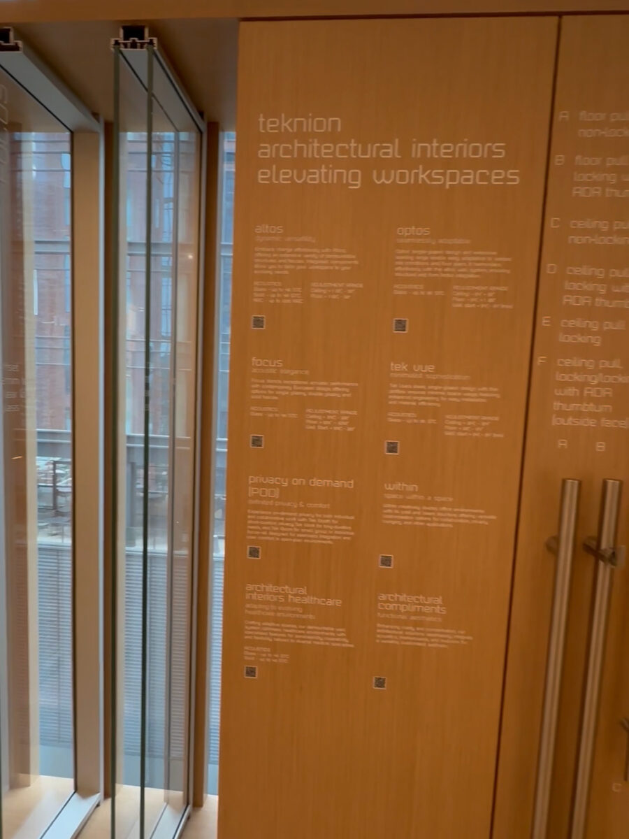 Design Labs List of Products on Veneer Door