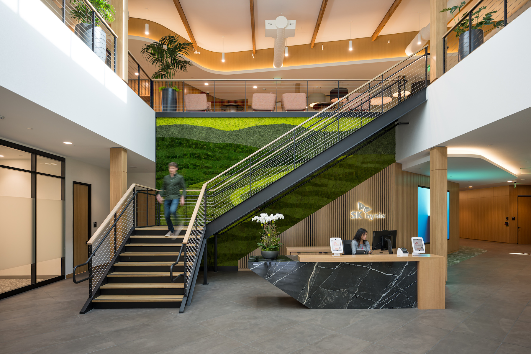 SK Hynix lobby _ furnished by The Collective