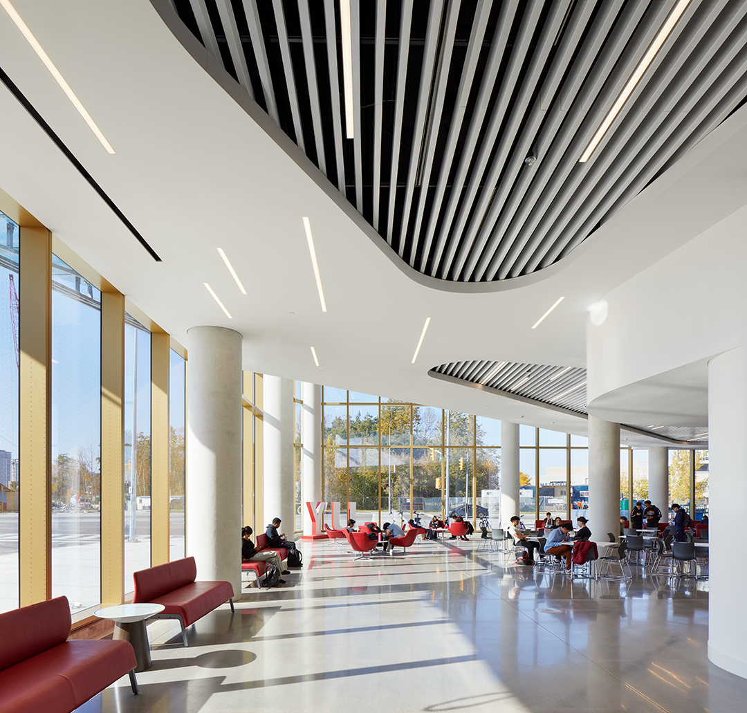 Lounge Seating With Open Collab Area In Background