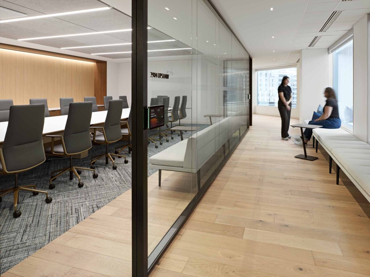 Confidential Financial Services Firm ancillary furniture and walls